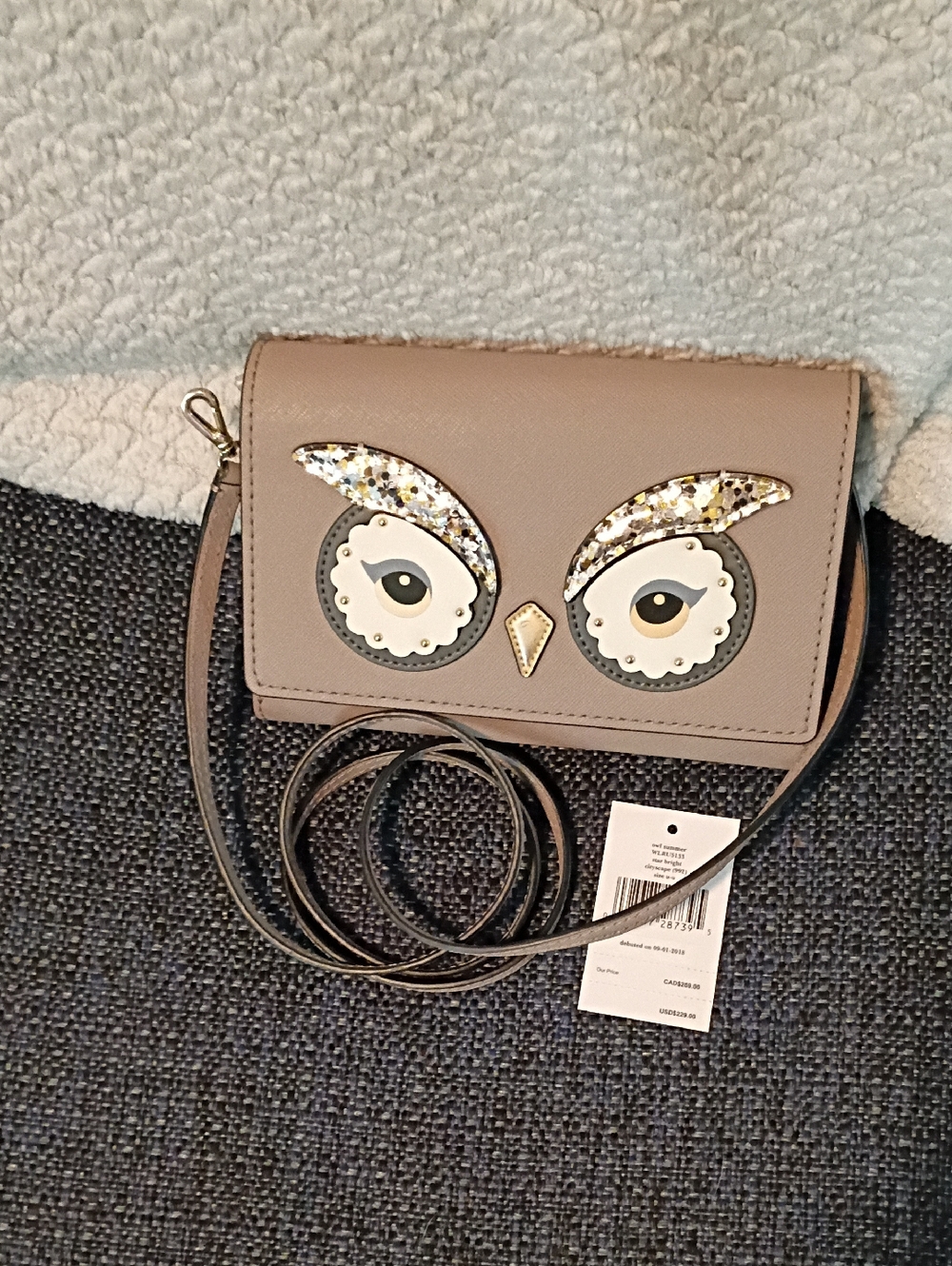 KATE SPADE Owl Summer Crossbody Bag - Charming Accent